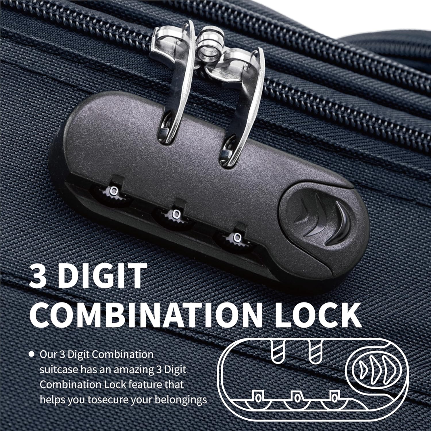 Flymax Vienna Voyager 32 Inch Lightweight Suitcase - Durable, Stylish, and Spacious Luggage for Travel - Image 4