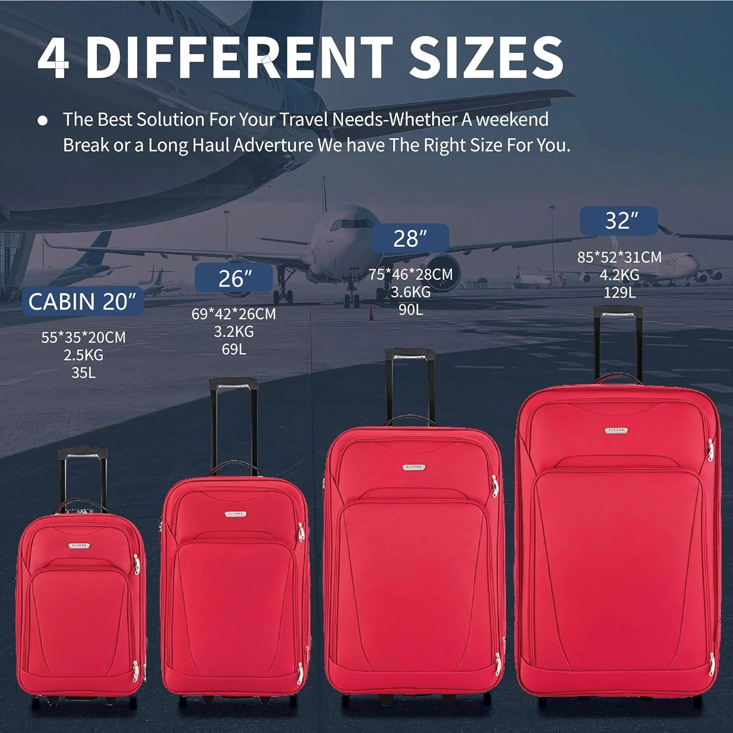 FLYMAX Vienna Voyager  32" Extra Large Suitcase - Image 6