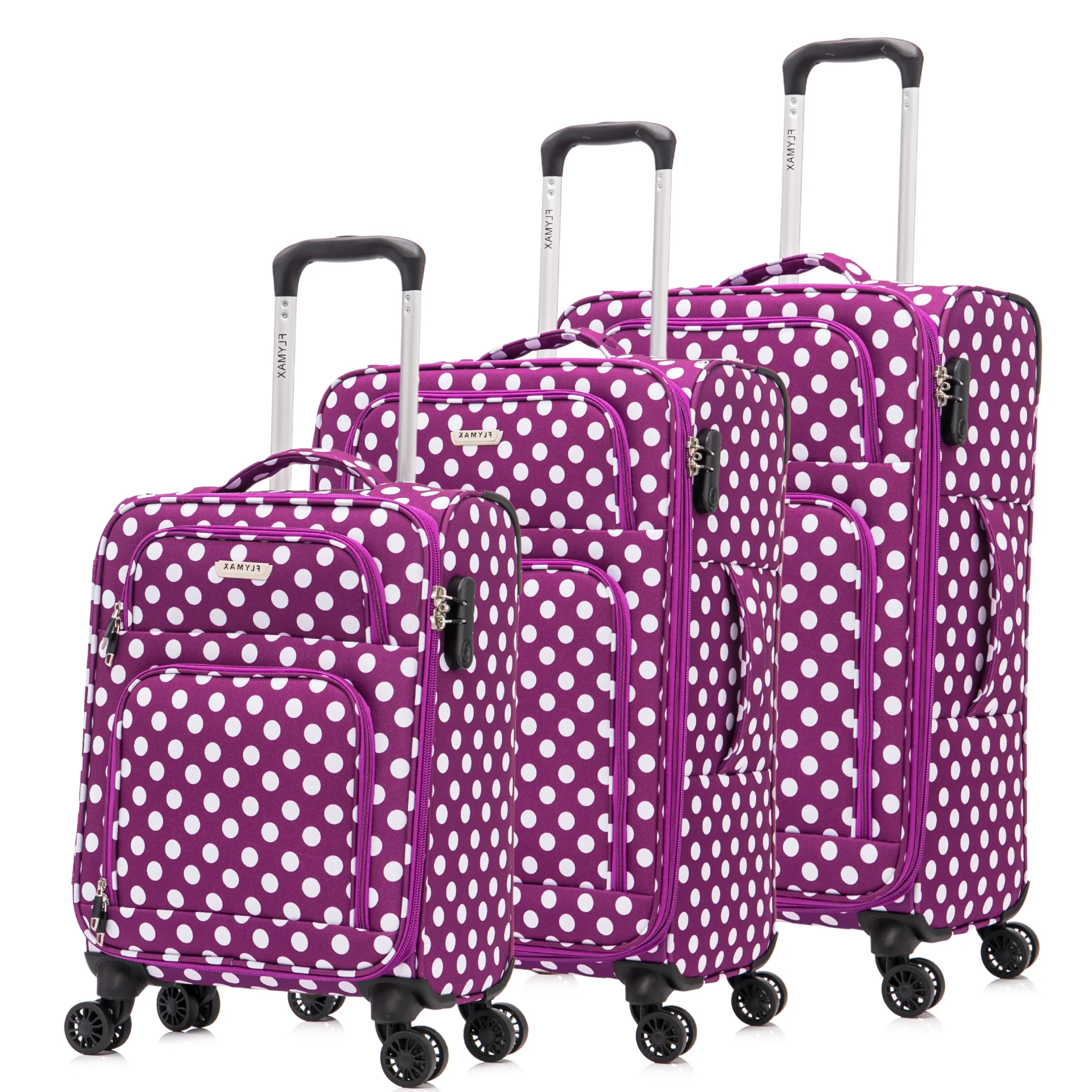 Flymax Lightweight 4-Wheel Suitcase Set – Travel with Confidence - Image 7