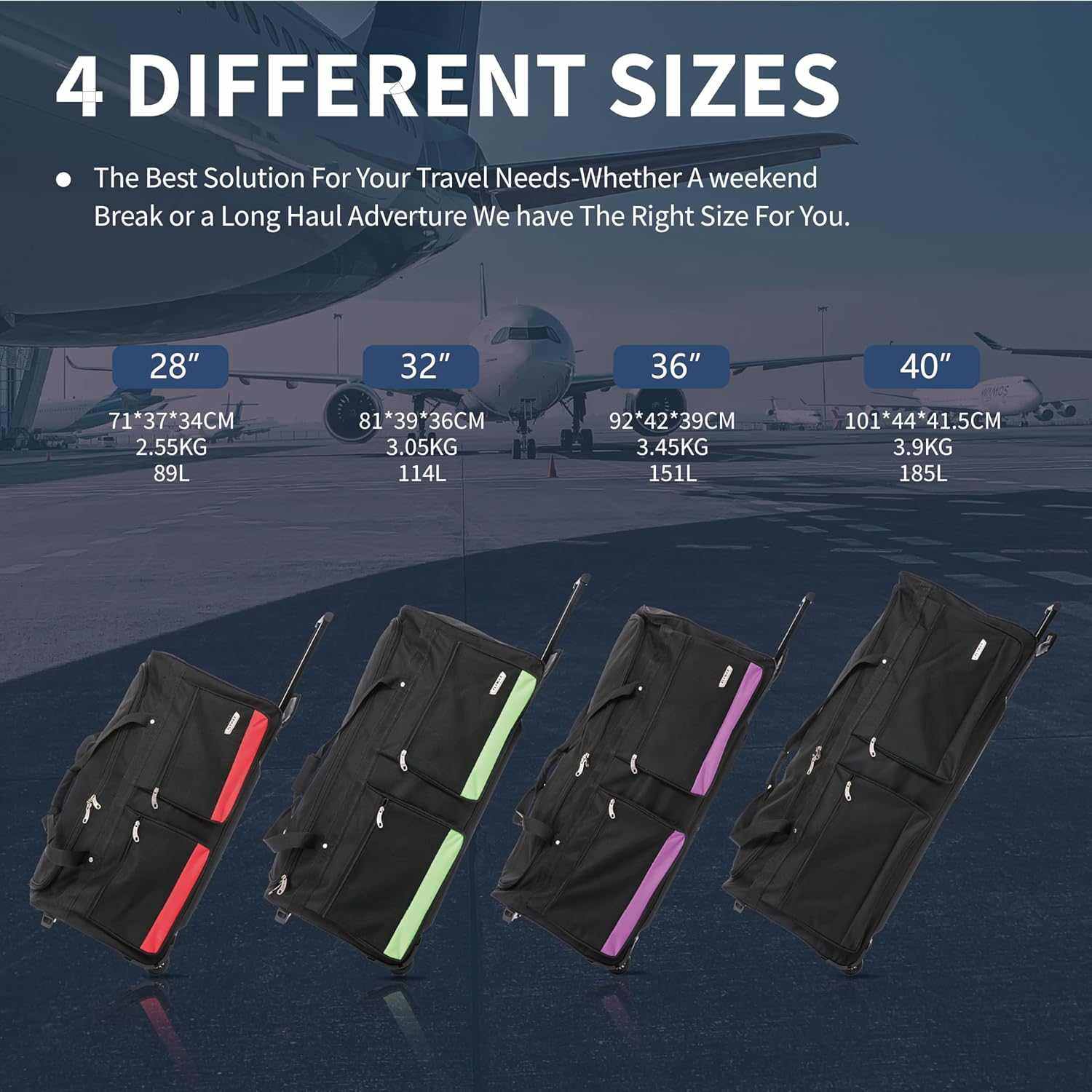 Flymax 32-Inch Wheeled Travel Bag - Image 5