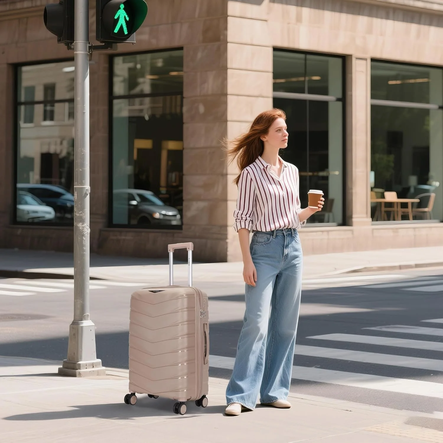 Los Angeles Flex Lightweight Premium Suitcase - Image 12