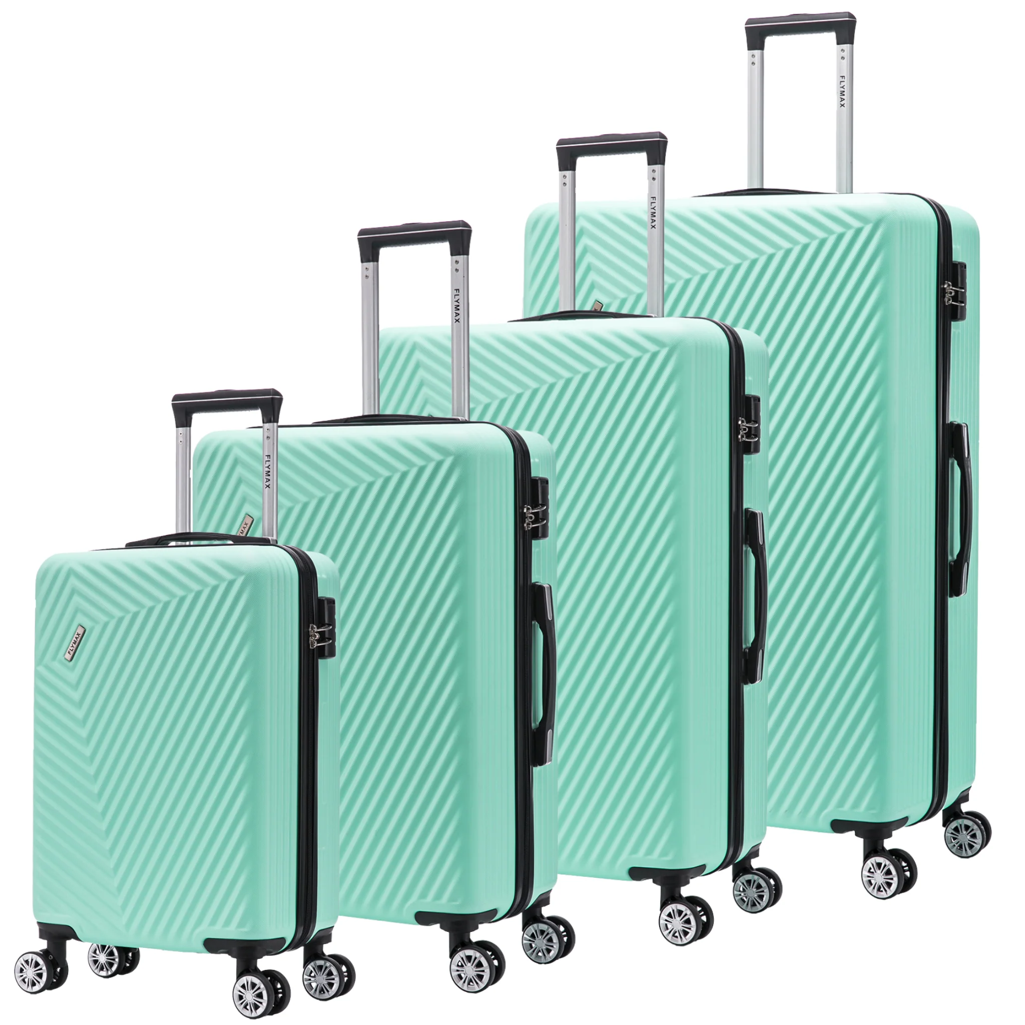 Flymax Mumbai Fortress 4-Piece Luggage Set - Lightweight & Stylish - Image 8