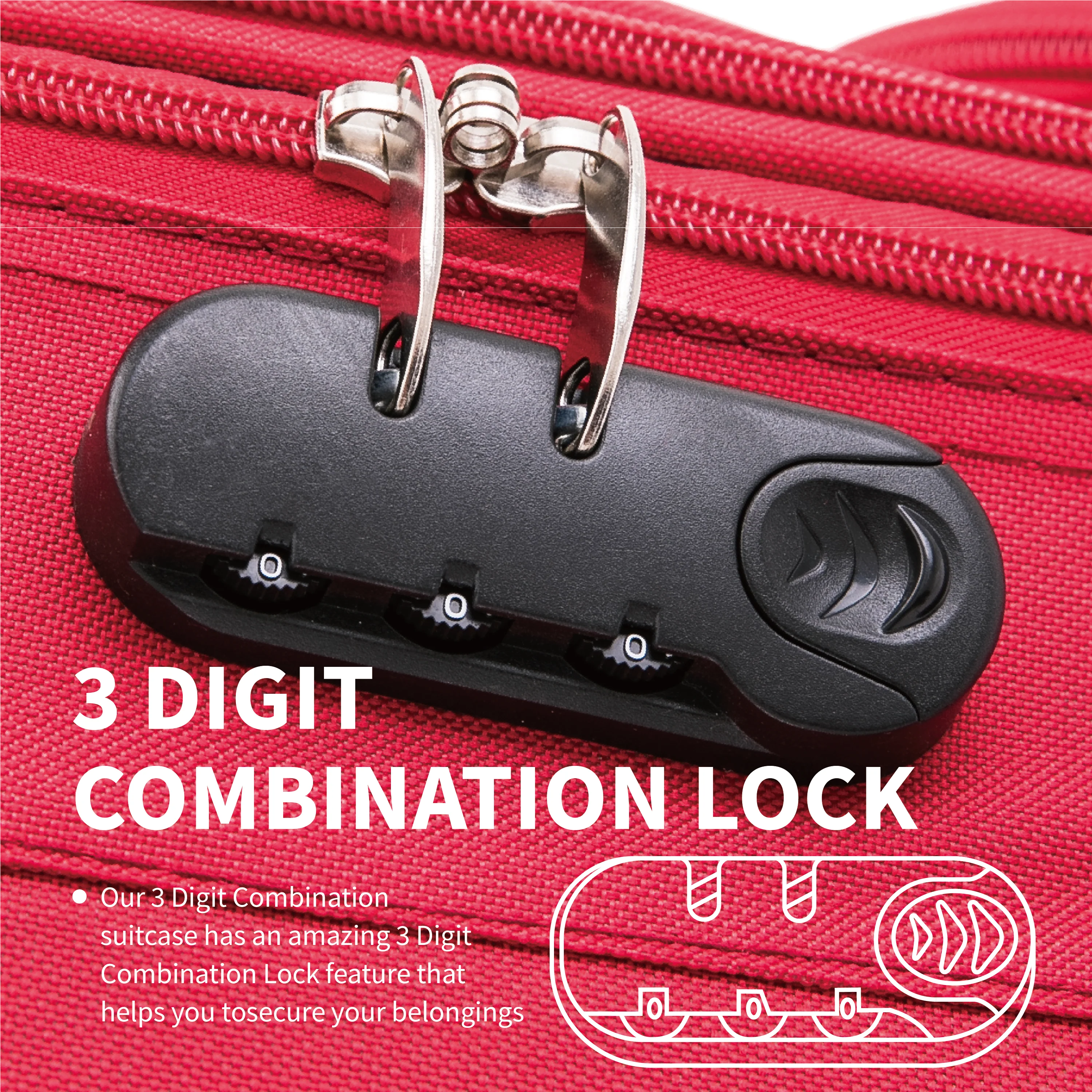Flymax Nairobi Navigator 4-Piece Luggage Set – Your 2 wheel Stylish Travel Companion - Image 6