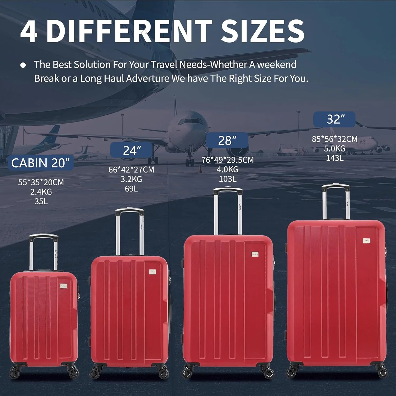 Flymax New York Fort 24-Inch Medium Suitcase – Perfect for Short Getaways - Image 6