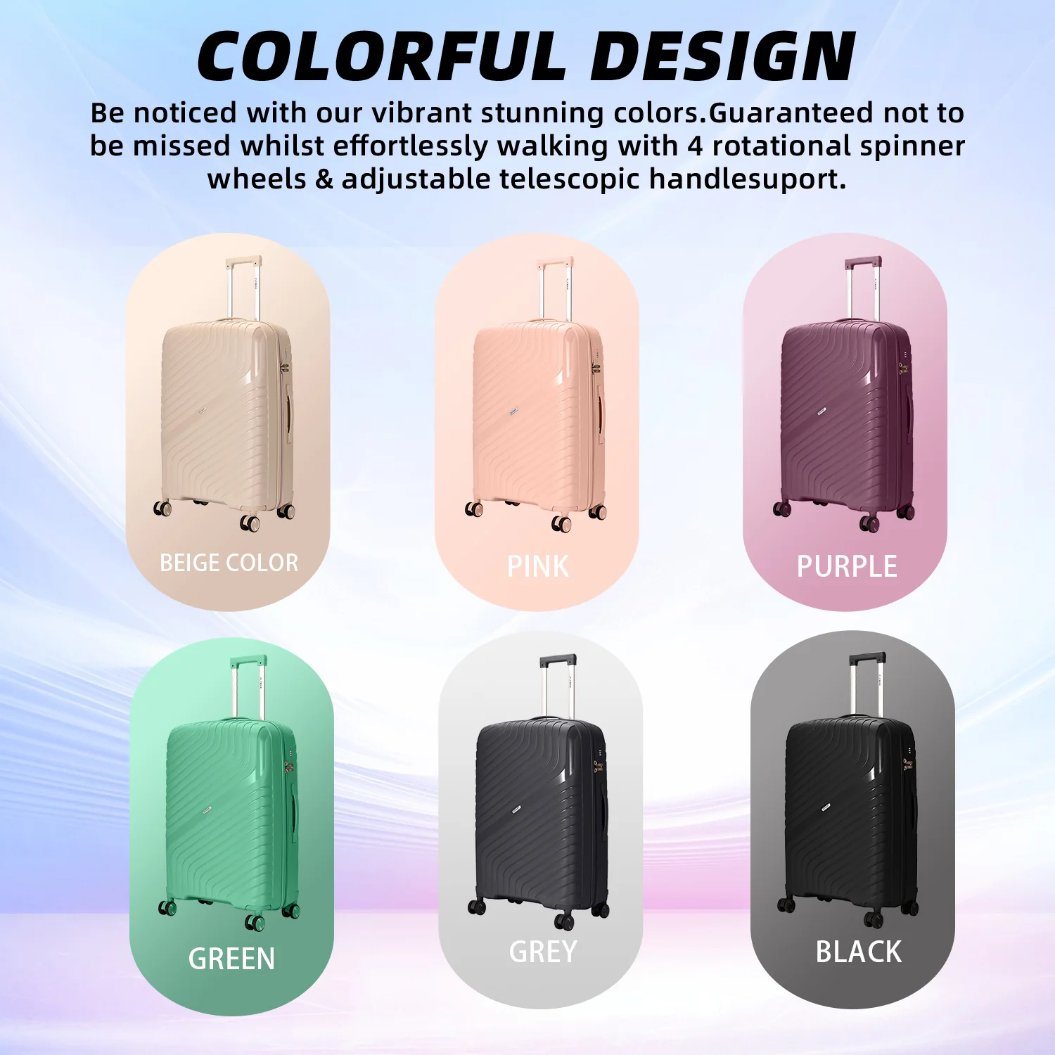 Flymax Parisian Edge – Sleek & Lightweight Premium Luggage Set - Image 5