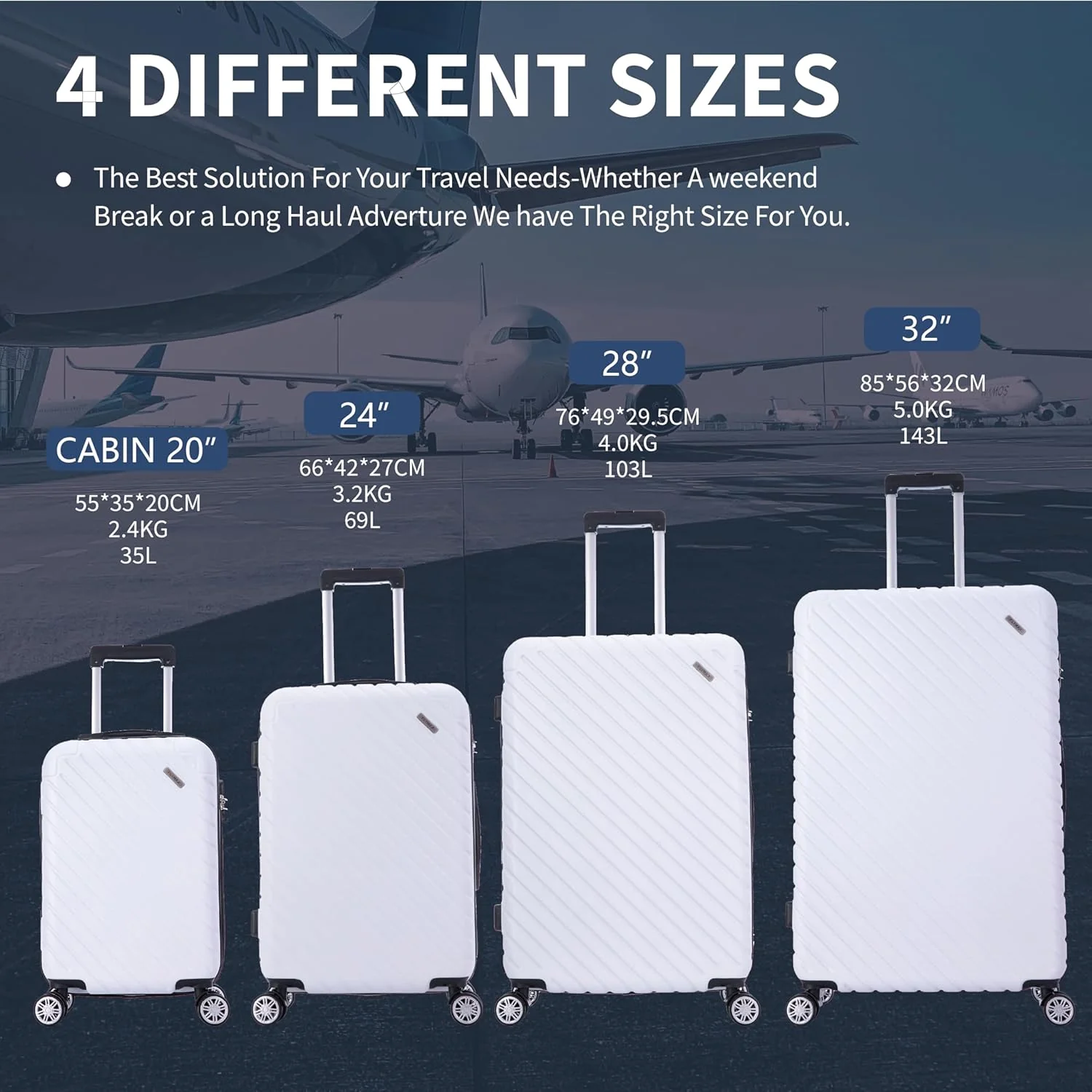 Flymax Seoul Defender 24-Inch Super Lightweight Suitcase | Compact & Durable - Image 5