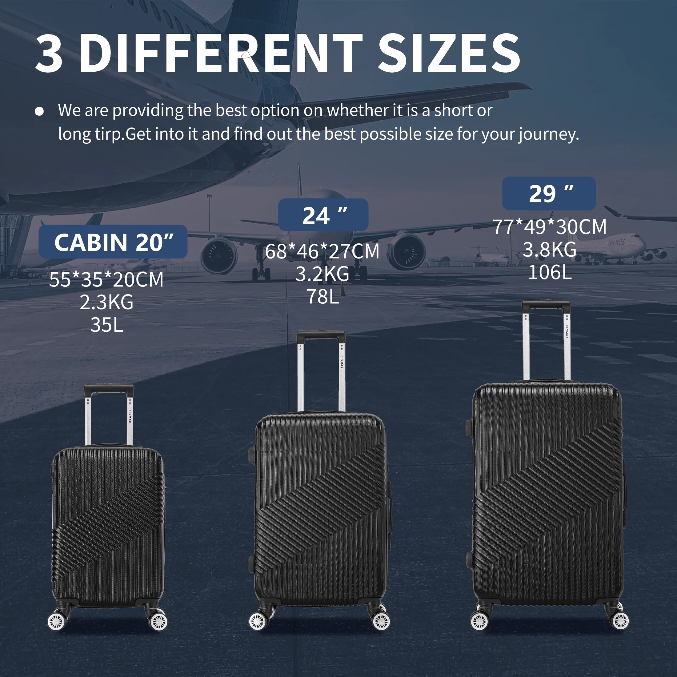 Flymax Zurich Shield Lightweight 29" Hard Shell Suitcase - Image 7