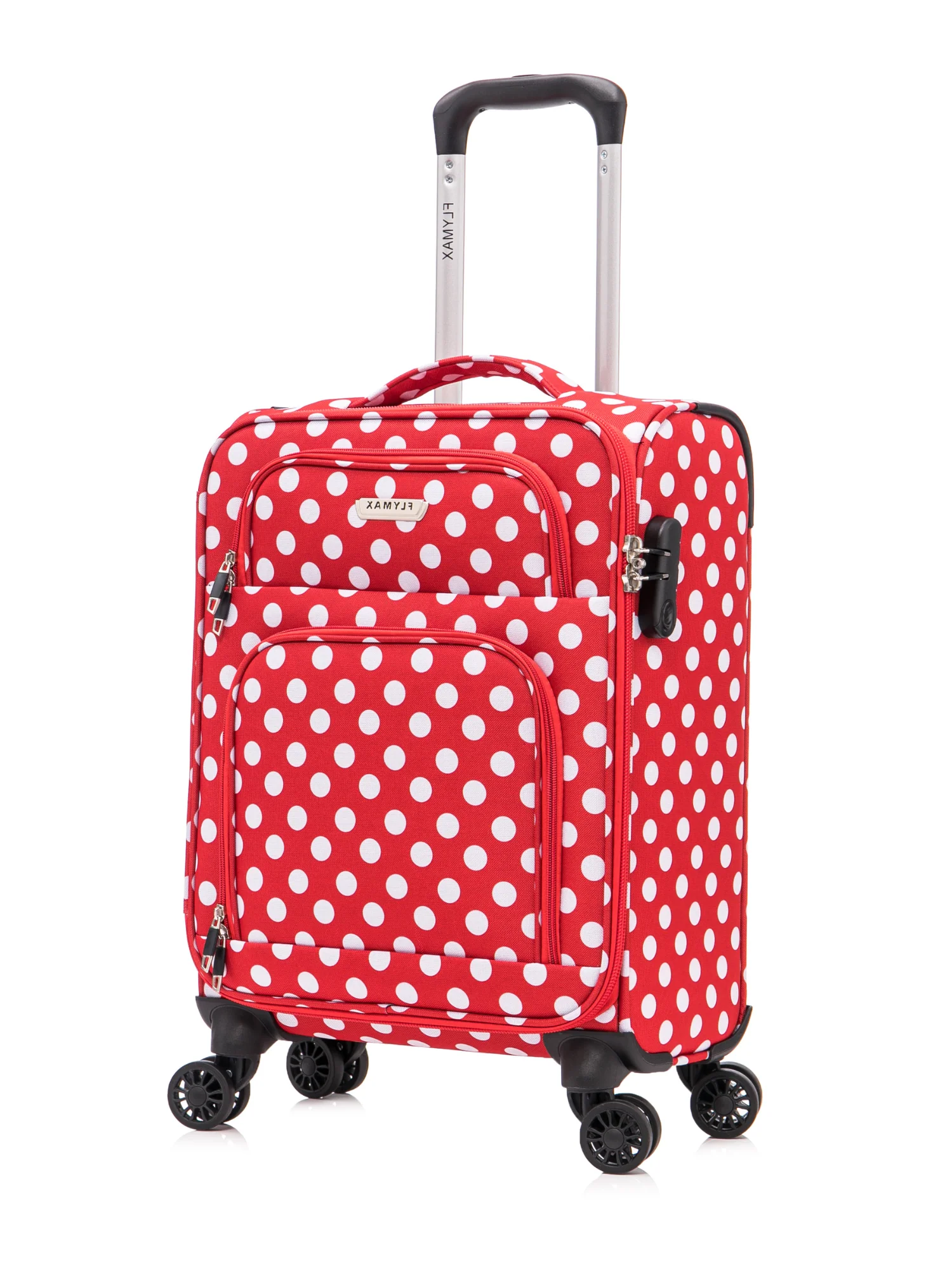 4 Wheel Lightweight Softshell Suitcase - Image 12