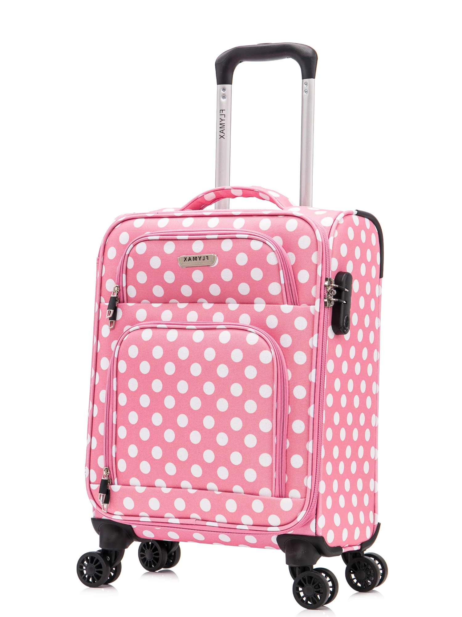 4 Wheel Lightweight Softshell Suitcase - Image 9